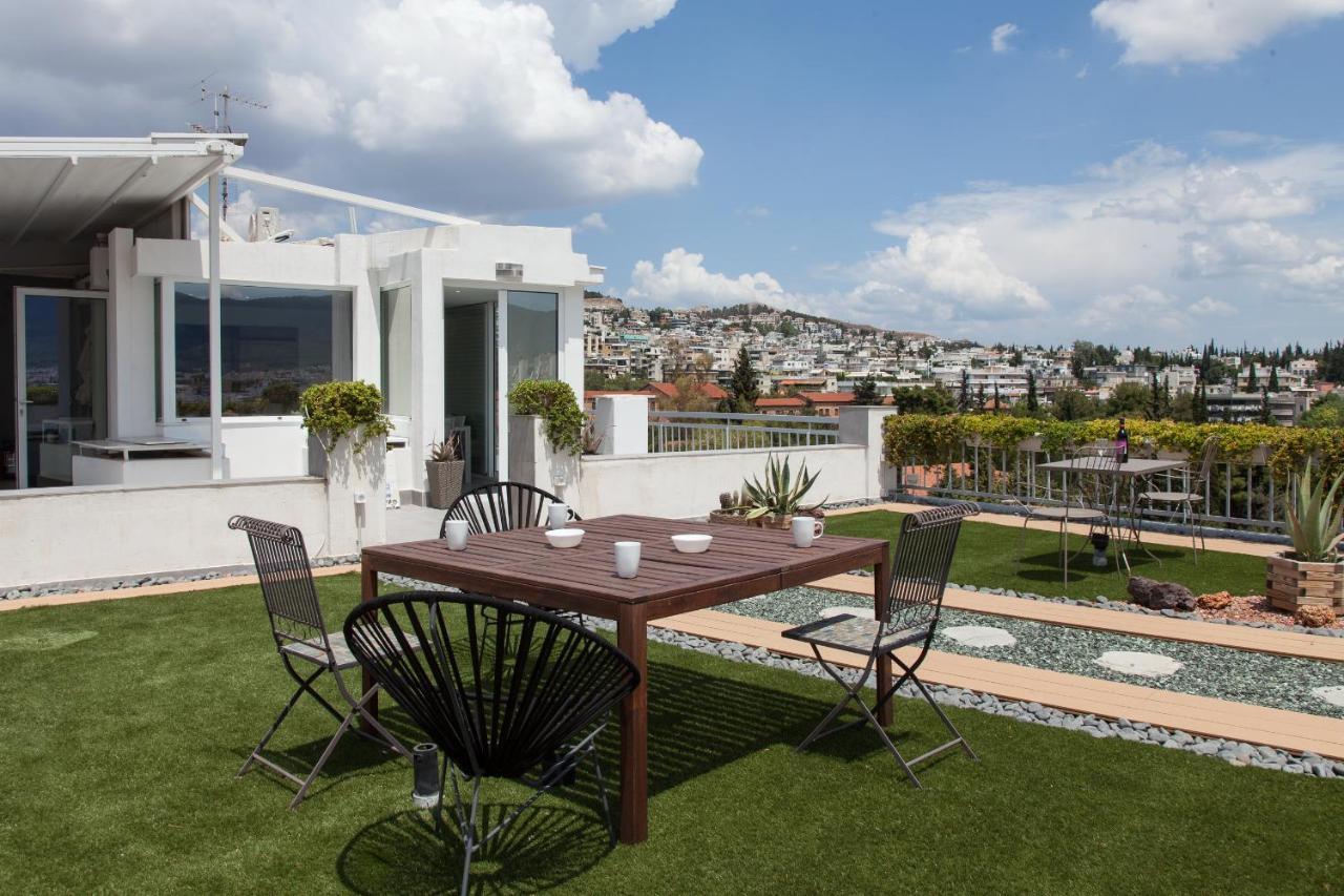 Апартаменты Gorgeous Penthouse With Private Jacuzzi And Amazing View! Афины Экстерьер фото